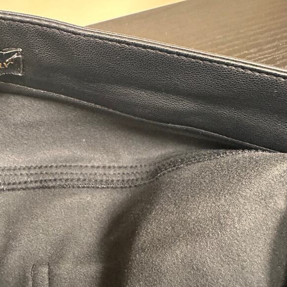 Small Black Faux Leather High Rise Stretchy Wet Skinny Leg Pants Matrix Grunge - Picture 12 of 14